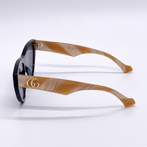 💯 Authentic Gucci Blue Cat Eye Ladies Sunglasses GG1333S 004 - Picture 12 of 15